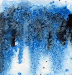 Bright painted watercolor texture. Hand drawn background with text place.