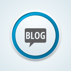 Blog button illustration
