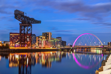 Clyde River, Glasgow - obrazy, fototapety, plakaty