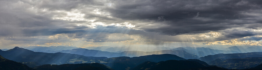 Italy Dolomites clouds sunset