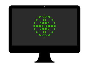 Pixel Icon PC - Kompass