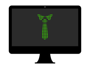 Pixel Icon PC - Krawatte