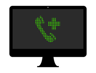 Pixel Icon PC - Notruf