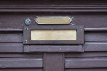 Old vintage letterbox (mailbox, postbox)