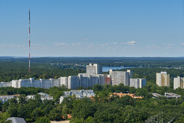 Aussicht vom Glockenturm des Olympiastadions © Rolf Dräger