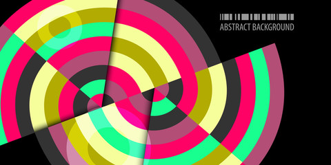 Fototapeta premium Geometric colorful abstract background