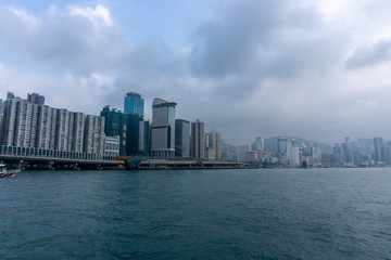Naklejka premium Hong Kong Hafen Bucht