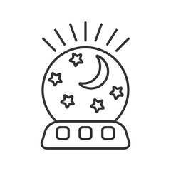 Night light linear icon