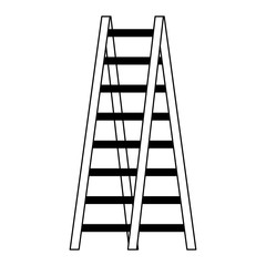 double ladder equipment tool icon