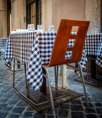 Dining Table Outside 