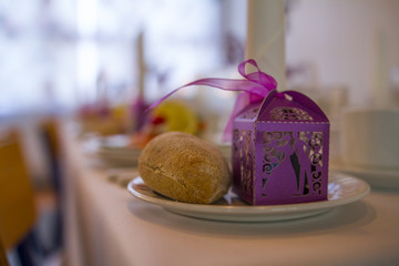 Wedding decorations at a wedding