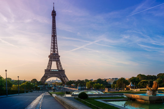 The Eiffel Tower (nickname La dame de fer, the iron lady),The tower has become the most prominent symbol of both Paris and France