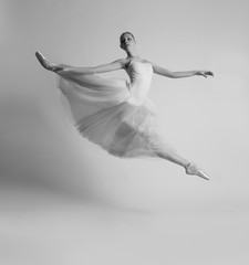 Ballerina in the jump