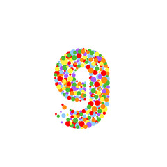 g-letter from colored bubbles. Bubbles design. Vector illustration. - 218967364