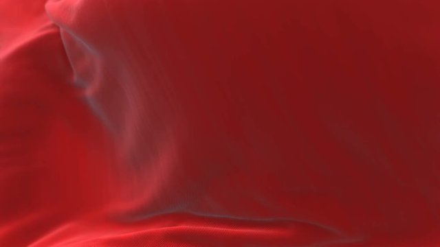 4k seamless Wave red satin fabric Background.Silk cloth fluttering in the wind.tenderness and airiness.3D digital animation of a waving cloth.