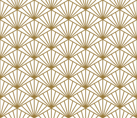 Seamless pattern based on Japanese ornament Kumiko