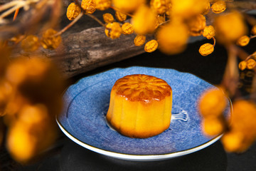 Chinese festival, the family reunited for the Mid-Autumn Festival, enjoying moon cakes,