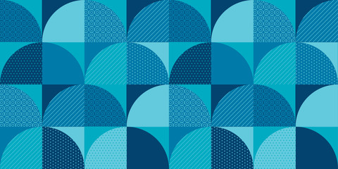 Water and sea inspired seamless pattern