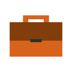 Fototapeta premium Business briefcase isolated vector illustration graphic design