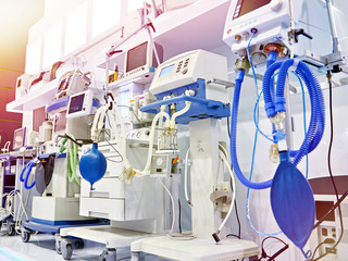 Medical equipment at exhibition