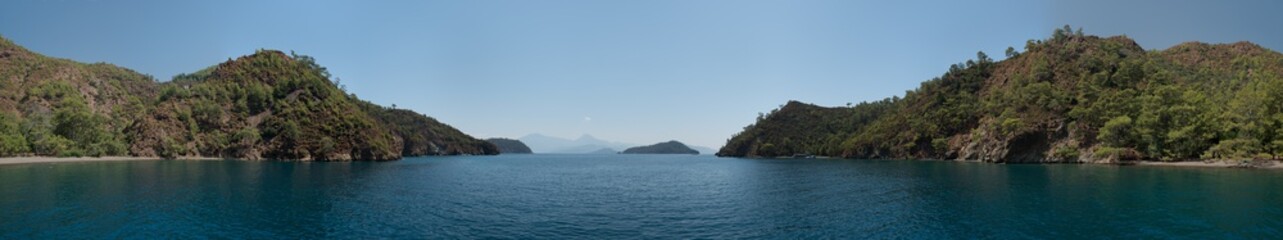 Cove of Fethiye Bay, Turkey.
