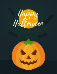 6045760 Vector Halloween card for celebration, holiday