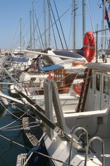 fishing boats in harbor