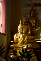 Buddha statue in temple Thailand