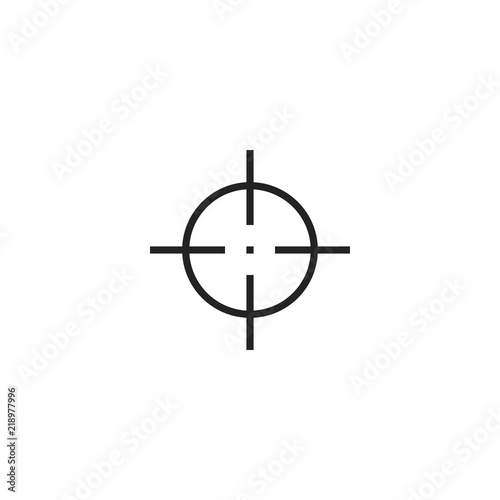 Crosshair Cursor Pointer Icon Vector Stock Image And