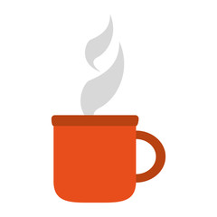 Hot coffee cup vector illustration graphic design
