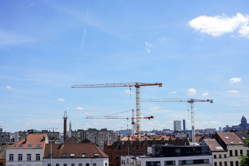 Cranes over Brussels