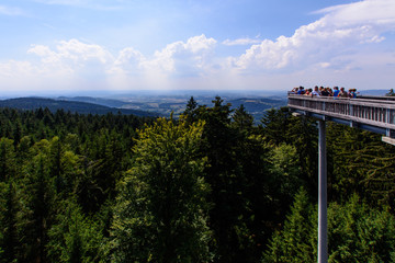 Wald Wipfel Weg Sankt Englmar