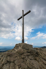Gipfel Kreuz Großer Arber