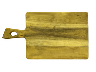 Wooden chopping board.