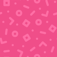 Vector seamless trendy pattern - colorful design, memphis style, fashion 80-90s. Bright stylish background