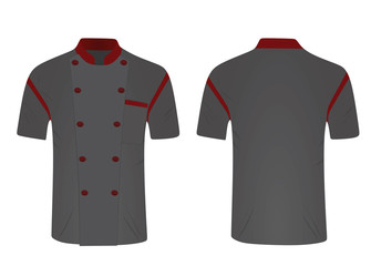 Naklejka premium Chef uniform. vector illustration
