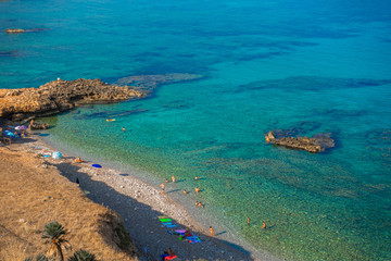 Macari beach in San Vito Lo Capo, Trapani, Sicily
