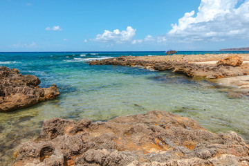 Macari beach in San Vito Lo Capo, Trapani, Sicily