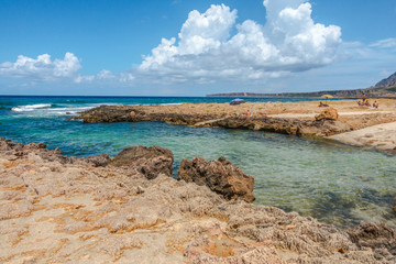 Macari beach in San Vito Lo Capo, Trapani, Sicily