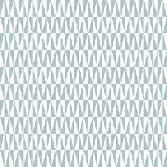 Geometric pattern with light blue and white triangles. Geometric modern ornament. Seamless abstract background