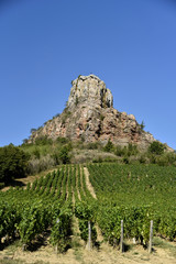 La roche de Solutré (Saône-et-Loire)