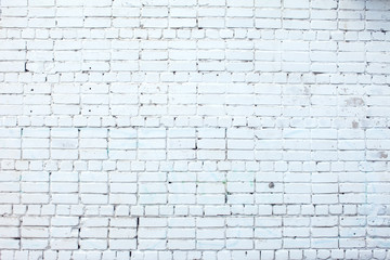 White bricks wall background vintage and modern texture