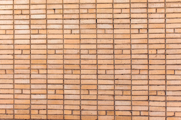 Red bricks wall background vintage and modern texture