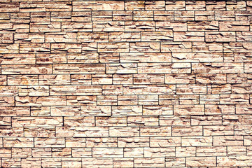 Red bricks wall background vintage and modern texture