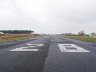 Fototapeta premium Landebahn 28