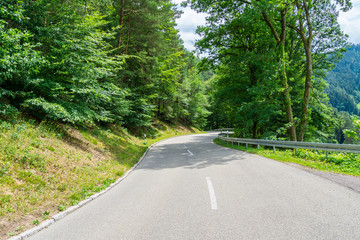 Germany, Black forest curved road