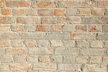 Brick wall texture with cement