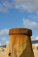 metal topped groynes