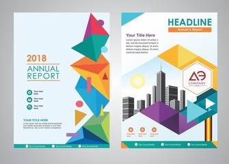 cover, layout, brochure, magazine, catalog for annual report
