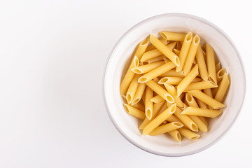 Italian Penne Macaroni Pasta raw